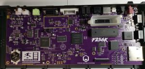 F256k motherboard with wi-fi module position highlighted